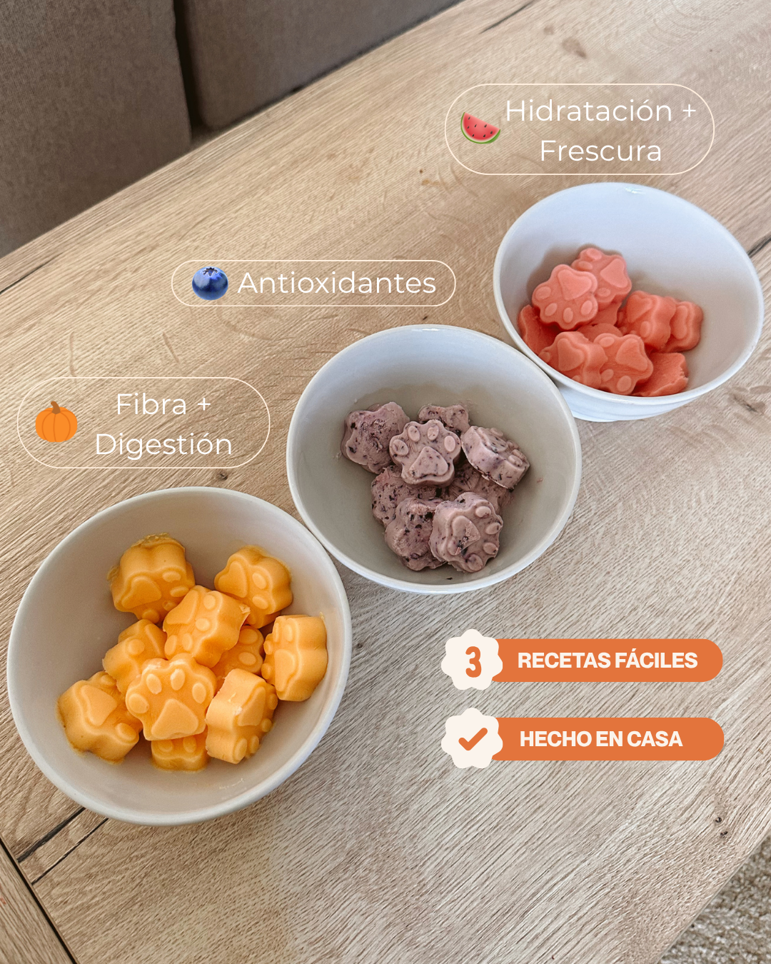 Molde Patitas Rosa — Snacks Caseros, Saludables y Refrescantes