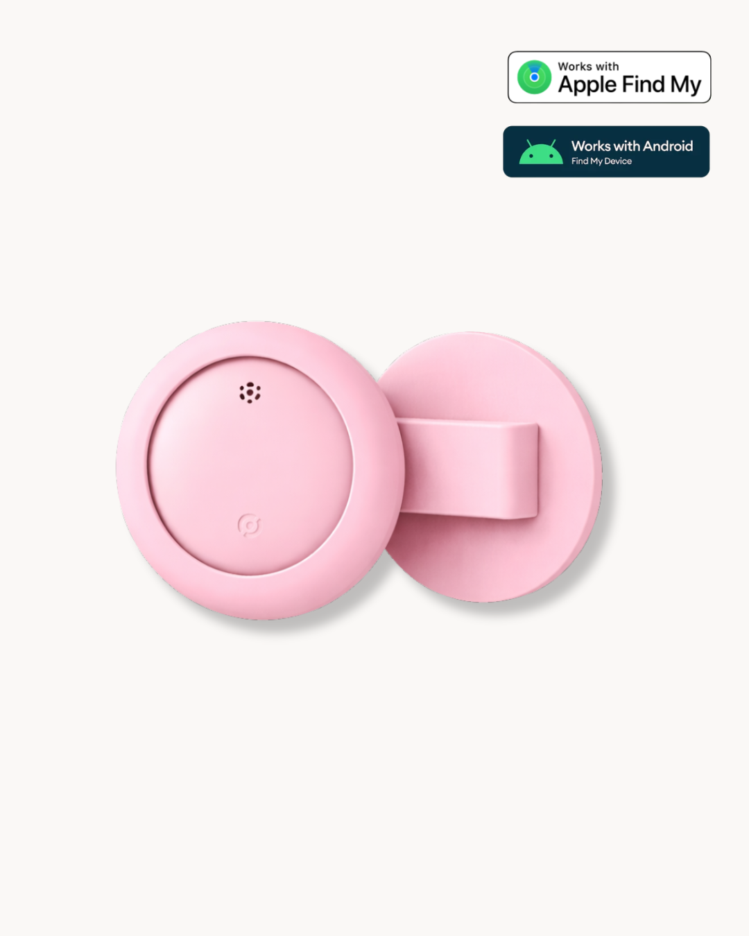 Pet Tracker GPS + Funda Rosa