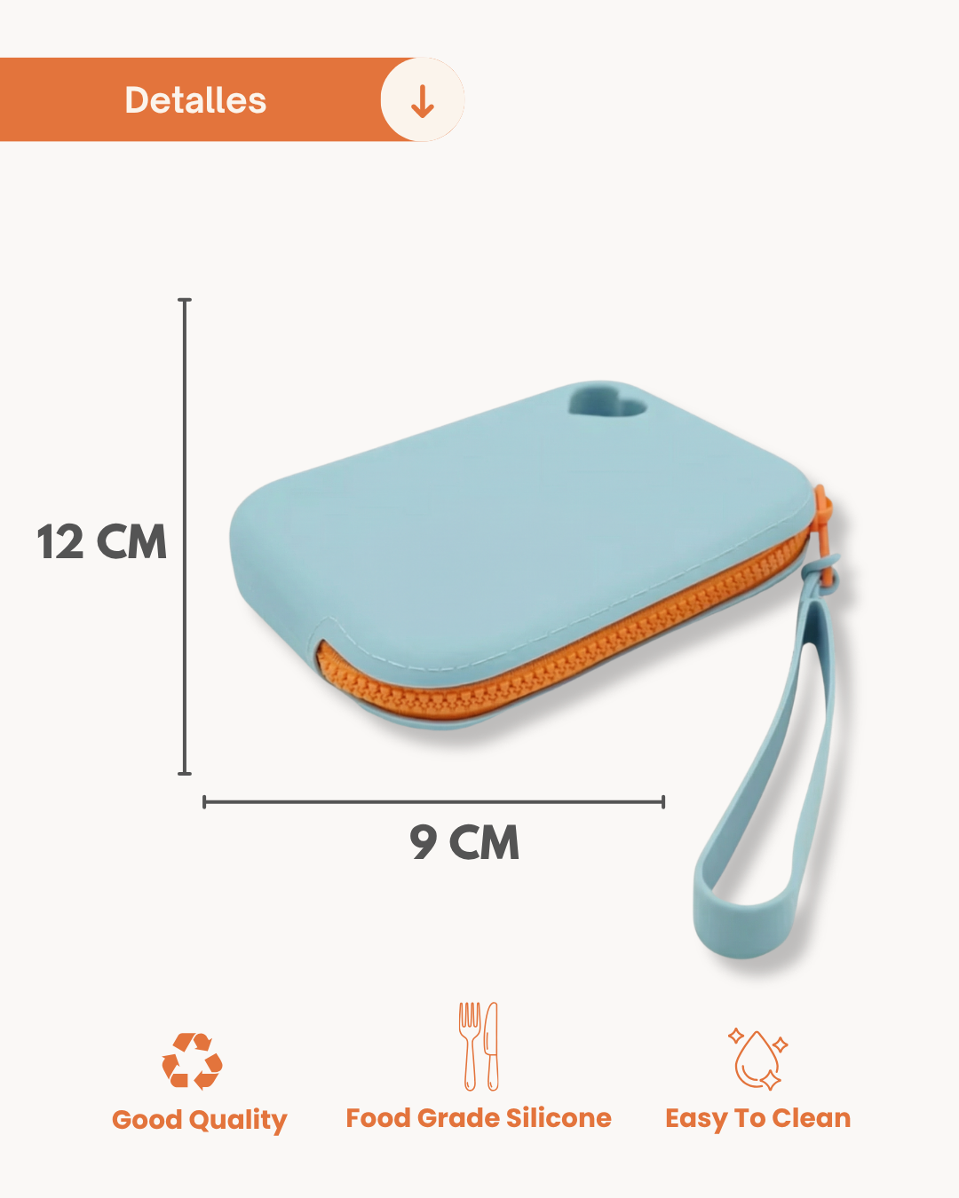 Porta Snacks Azul