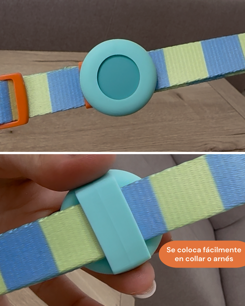 Pet Tracker GPS + Funda Azul