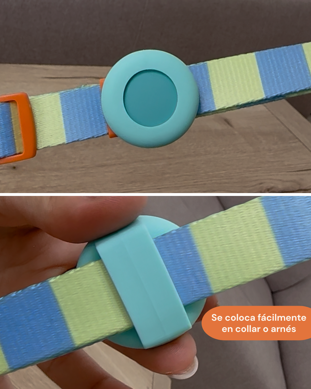 Pet Tracker GPS + Funda Azul