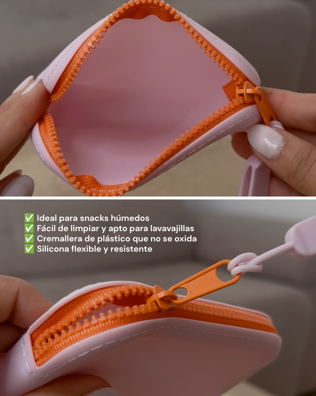 Porta Snacks Lila